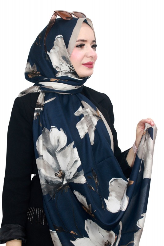 Şehri Şal Organik Pamuk Şal 5127-8