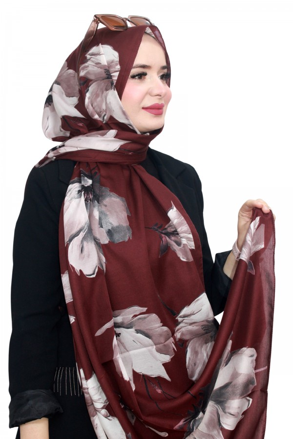 Şehri Şal Organik Pamuk Şal 5127-2