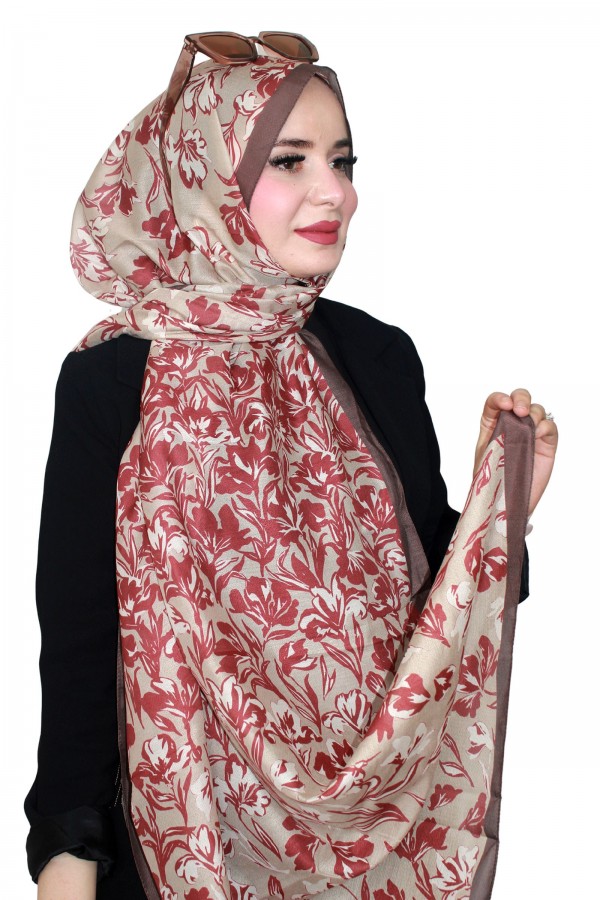 Zer Organik Pamuk Şal 5040-3