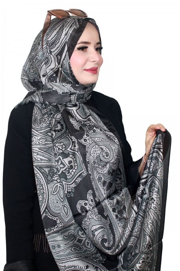 Hint İpek Işıltılı Hayal Şal 5077-1