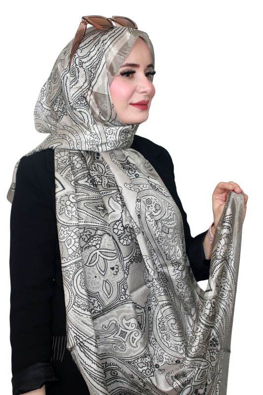 Hint İpek Işıltılı Hayal Şal 5077-15