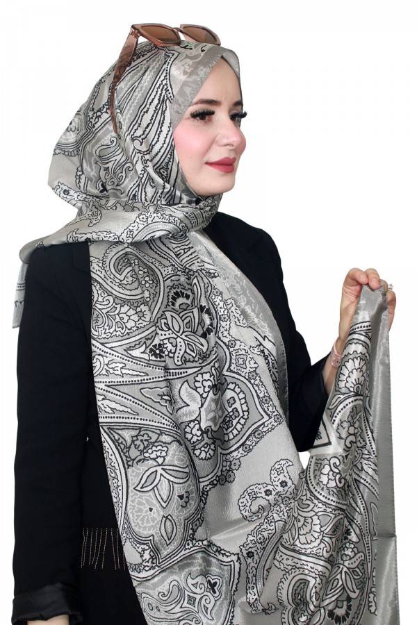 Hint İpek Işıltılı Hayal Şal 5077-17