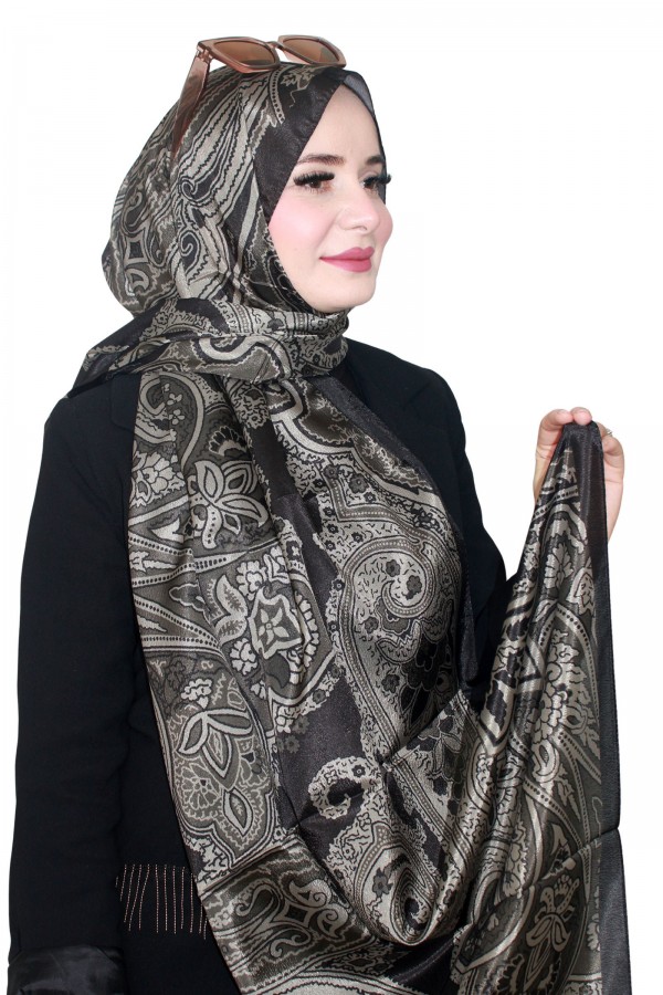 Hint İpek Işıltılı Hayal Şal 5077-4