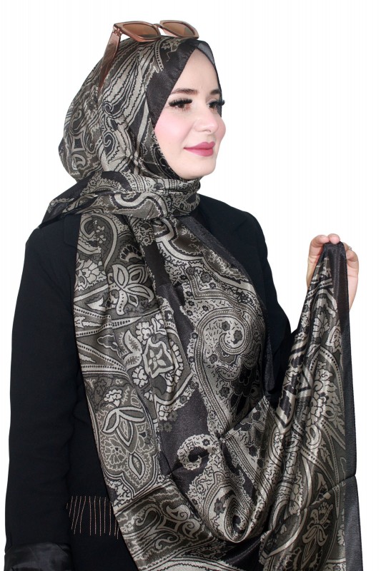 Hint İpek Işıltılı Hayal Şal 5077-4