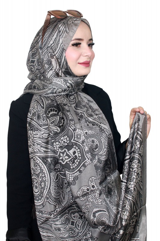 Hint İpek Işıltılı Hayal Şal 5077-5