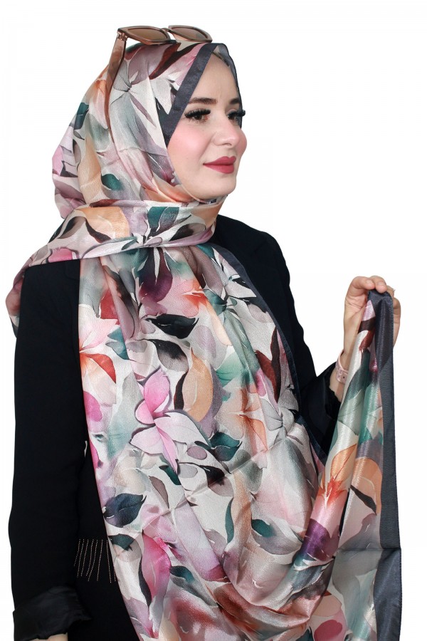 Hint İpek Işıltılı Hayal Şal 5076-12
