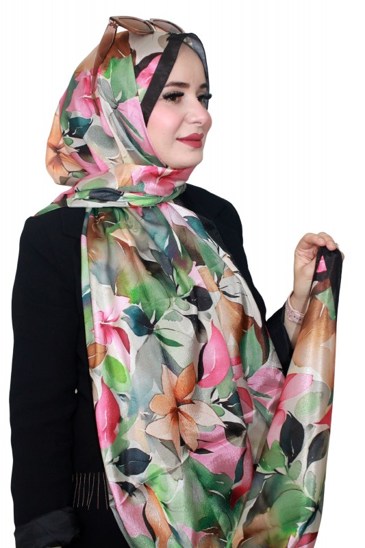 Hint İpek Işıltılı Hayal Şal 5076-13