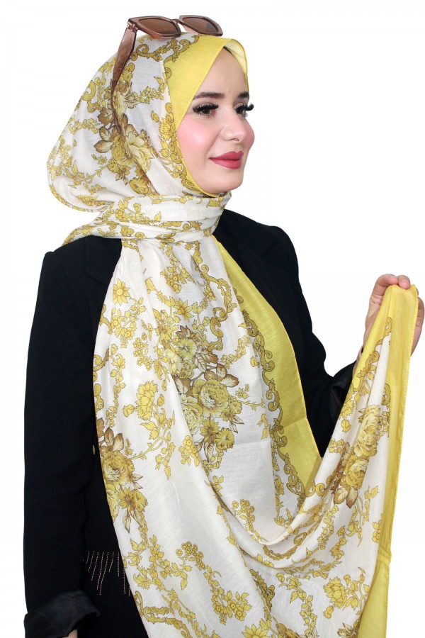 Levidor Sarı Serisi Sport Pamuk Şal 5149-1