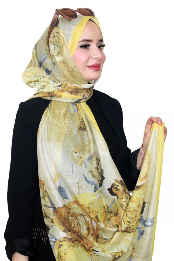 Levidor Sarı Serisi Sport Pamuk Şal 5149-8