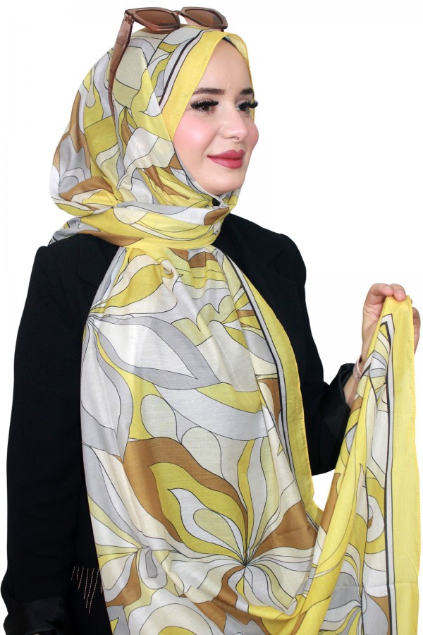Levidor Sarı Serisi Sport Pamuk Şal 5149-11
