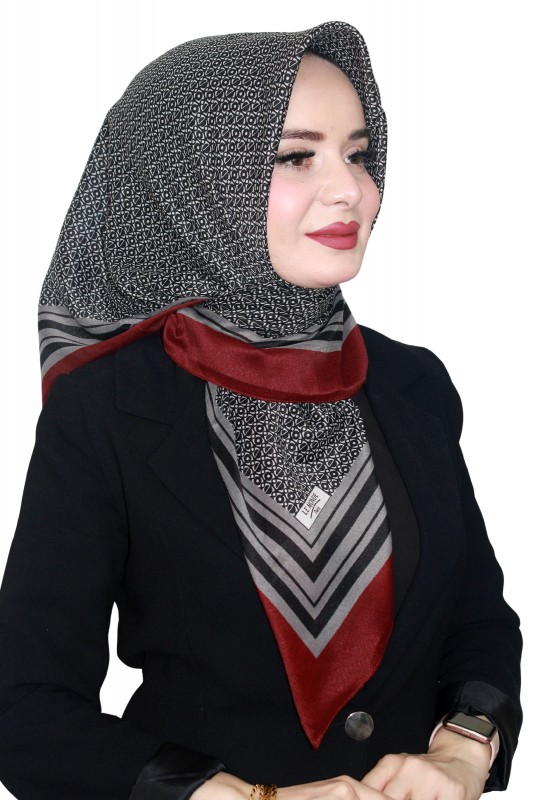 Lemonde Desenli Müslin Eşarp 4230-4