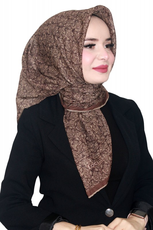 Locella Özel Kahve Serisi Soft (Pamuk) Eşarp 4236-8