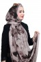 Mira İpek Bambu Crash Şal 5140-1