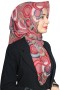Pamuk Keten Flamlı Eşarp 1030-5