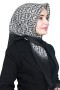 Pamuk Flamlı Eşarp 1006-5- Kehribar-Flamlı Eşarp