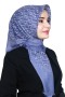 Pamuk Flamlı Eşarp 1006-11- Kehribar-Flamlı Eşarp