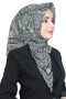 Yasemin Pamuk Flamlı Eşarp 1008-5
