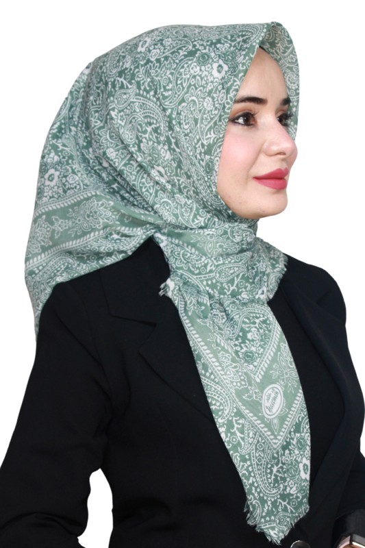 Yasemin Pamuk Flamlı Eşarp 1008-19