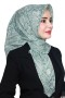 Yasemin Pamuk Flamlı Eşarp 1008-19