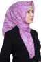 Yasemin Pamuk Flamlı Eşarp 1008-18- Yasemin-Flamlı Eşarp