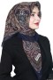 Pamuk Keten Flamlı Eşarp 1013-5
