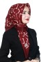 Yasemin Pamuk Flamlı Eşarp 1012-12- Yasemin-Flamlı Eşarp