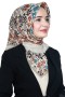 Pamuk Keten Flamlı Eşarp 1018-10- Polocraft-Flamlı Eşarp