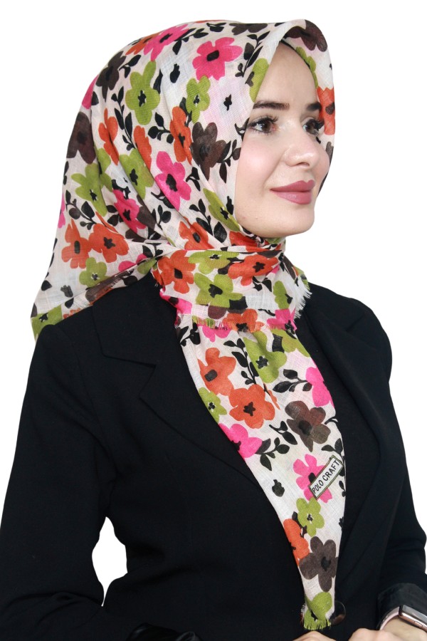 Flamlı Eşarp  - Anadolu Eşarp
