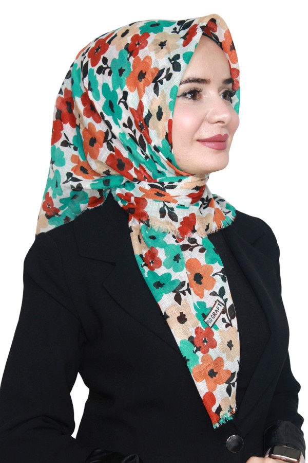 Flamlı Eşarp  - Anadolu Eşarp