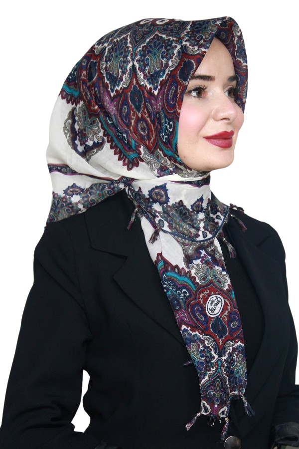 Boncuklu Yazma  - Anadolu Eşarp