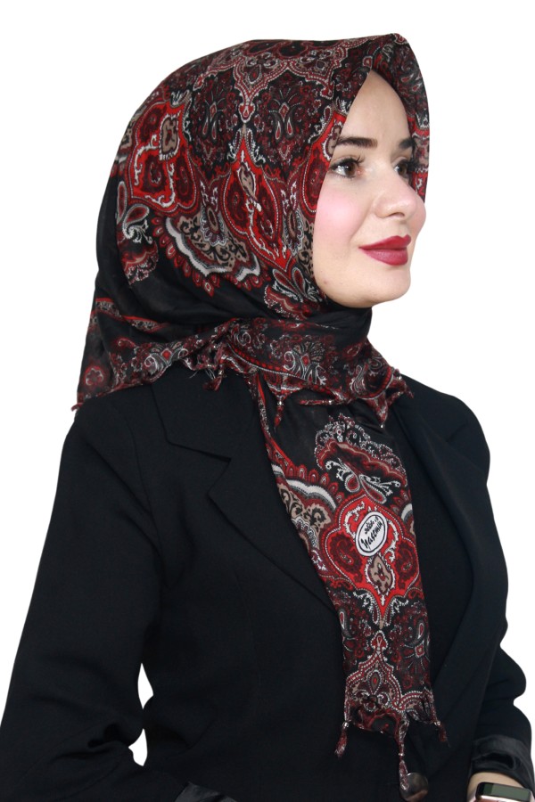 Boncuklu Yazma  - Anadolu Eşarp