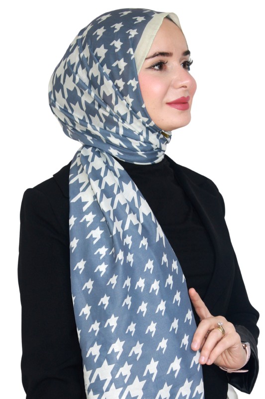 Desenli Soft Şal 5015-5- Lemonde-Soft Şal