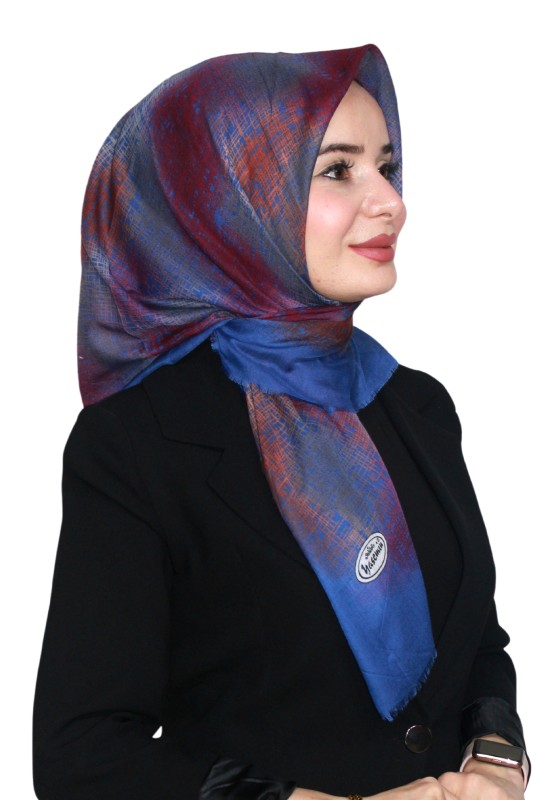 Yasemin Pamuk Flamlı Eşarp 1010-9- Yasemin-Flamlı Eşarp