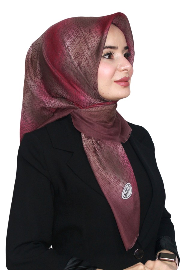 Yasemin Pamuk Flamlı Eşarp 1010-5