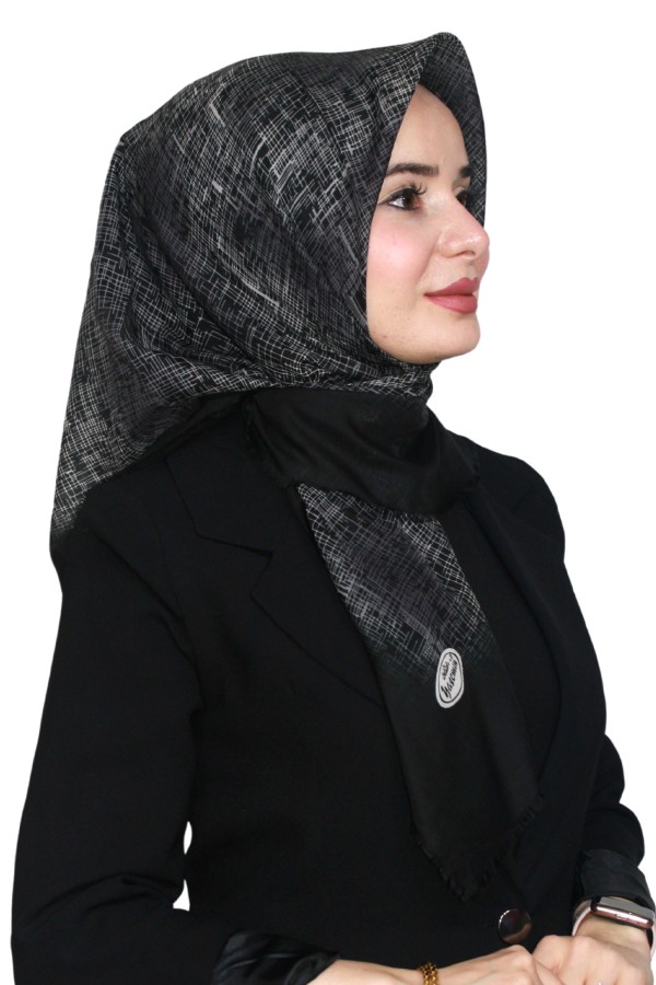 Yasemin Pamuk Flamlı Eşarp 1010-23