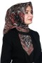 Pamuk Keten Flamlı Eşarp 1040-9