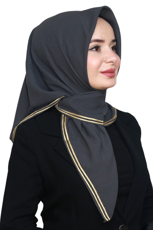 Altın Biye Eşarp 4012-6