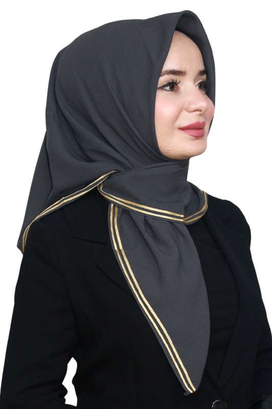 Altın Biye Eşarp 4012-6
