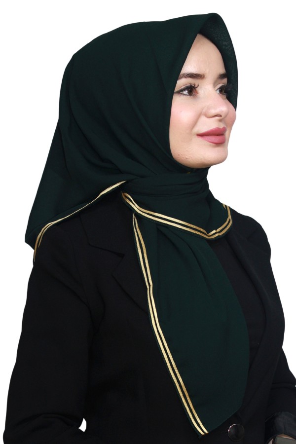 Altın Biye Eşarp 4012-3