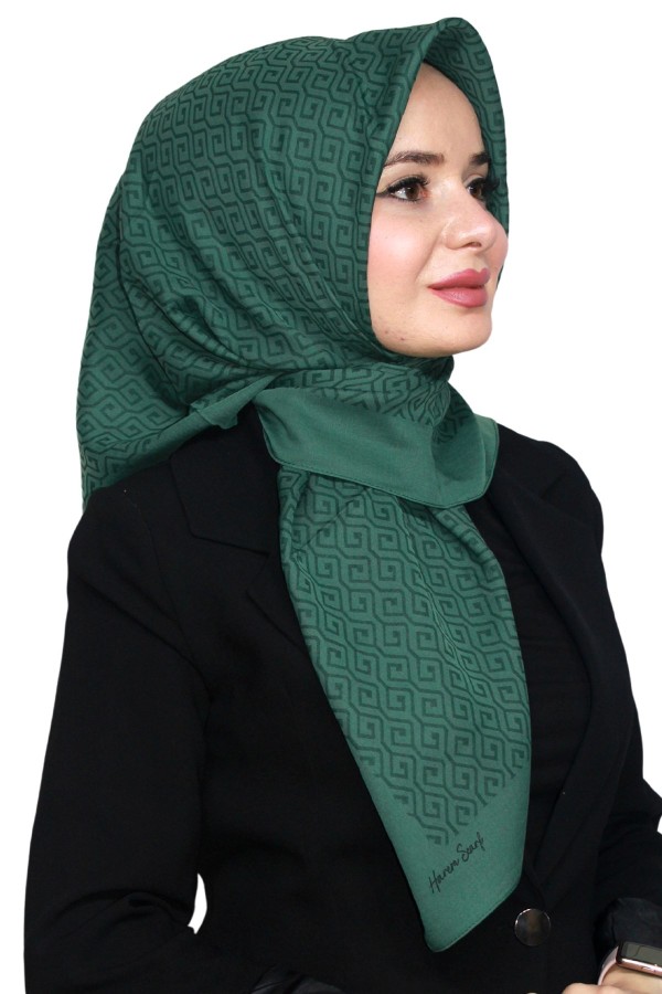 Pamuk Jakarlı Eşarp 4103-10