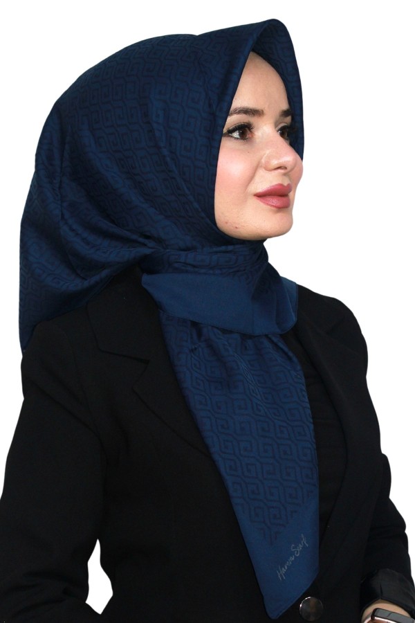 Pamuk Jakarlı Eşarp 4103-13