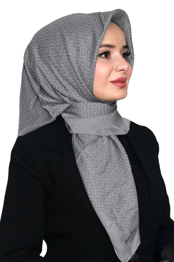 Pamuk Jakarlı Eşarp 4103-15