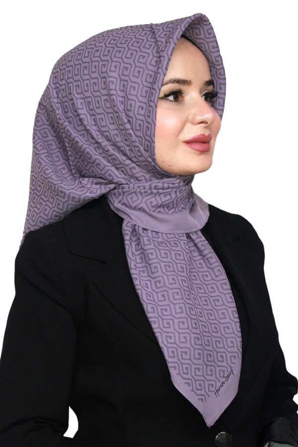 Pamuk Jakarlı Eşarp 4103-16