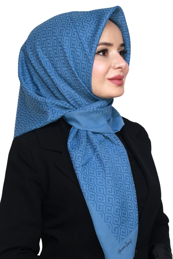 Pamuk Jakarlı Eşarp 4103-17