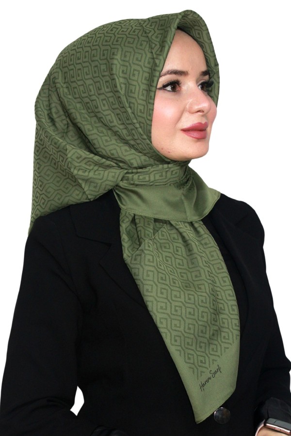 Pamuk Jakarlı Eşarp 4103-20