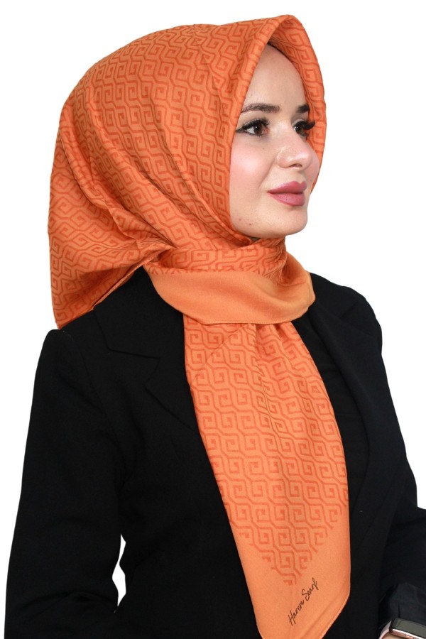 Pamuk Jakarlı Eşarp 4103-21