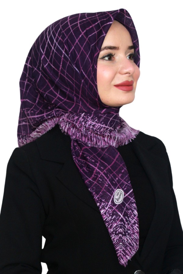 Yasemin Pamuk Flamlı Eşarp 1007-13