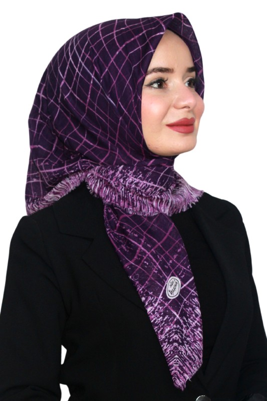 Yasemin Pamuk Flamlı Eşarp 1007-13