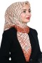 Yasemin Pamuk Flamlı Eşarp 1007-14- Yasemin-Flamlı Eşarp