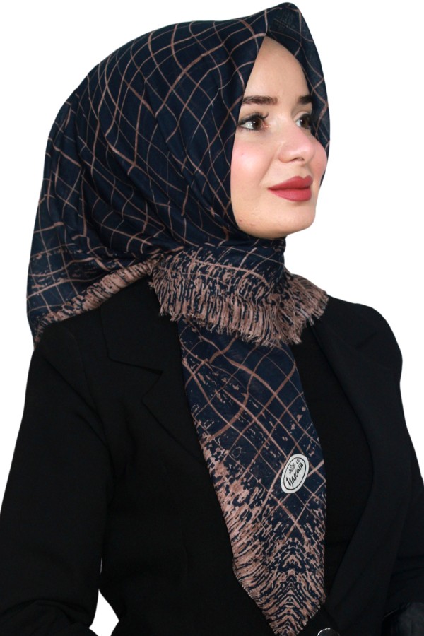 Yasemin Pamuk Flamlı Eşarp 1007-16